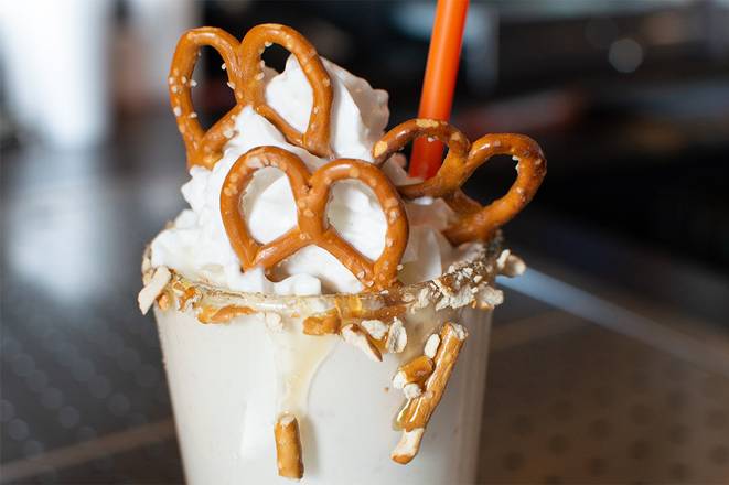 Order Salted Caramel Pretzel food online from #204 Bad Daddy Burger Bar store, Greenwood Village on bringmethat.com