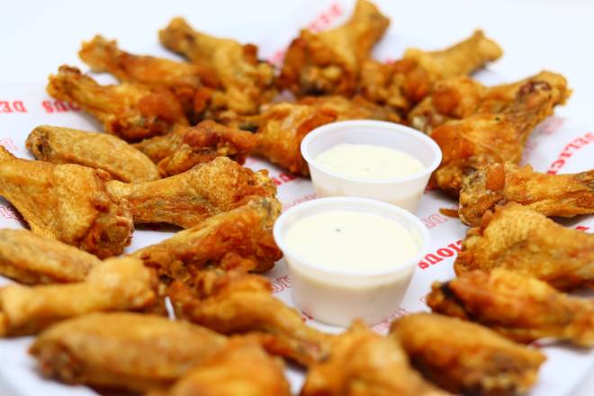 Order Two Dozens (24 Wings) food online from King's Pizza store, Daytona Beach on bringmethat.com