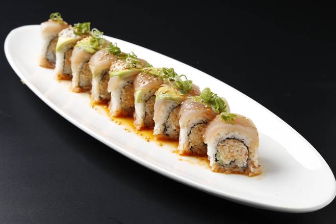 Order Albacore Delight Roll food online from Yanagi Sushi & Grill store, Dublin on bringmethat.com