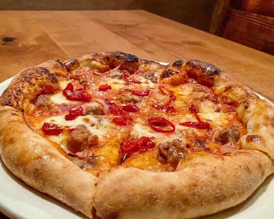 Order Salsiccia Pizza (Med) food online from Pizza To The People store, San Francisco on bringmethat.com