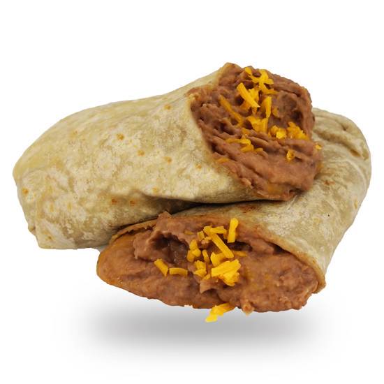 Order Bean and Cheese Burrito food online from Viva Burrito Co. store, Denver on bringmethat.com