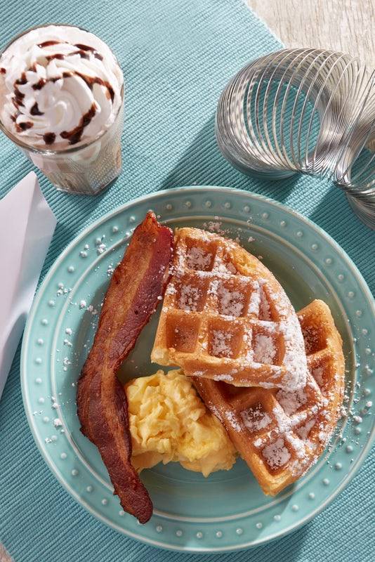 Order Kids' Waffle Sampler food online from Another Broken Egg store, Mountain Brook on bringmethat.com