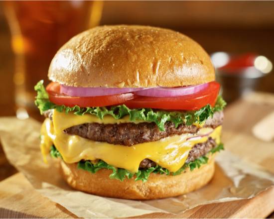 Order The Cheeseburger food online from The Burger Trilogy store, New York on bringmethat.com