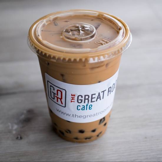 Order Hokkaido Milk Tea (Butterscotch) food online from The Great Room Cafe store, Redondo Beach on bringmethat.com