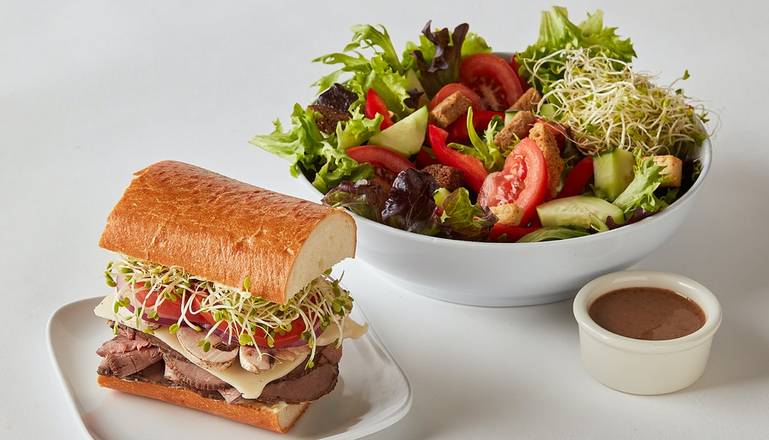 Order Half Sandwich Combo food online from Erik's Delicafe store, Santa Clara on bringmethat.com