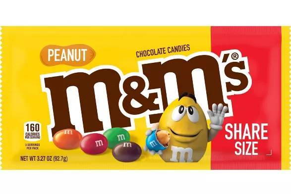 Order M&M's Peanut Share size 3.27 OZ food online from Trumbull Super Stop store, Trumbull on bringmethat.com