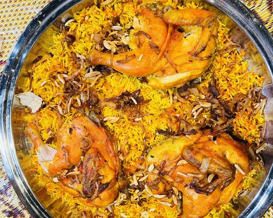 Order سدر مندي دجاج | (No.2) Mixed Dishes of Mandi Chicken food online from House Of Mandi store, Anaheim on bringmethat.com