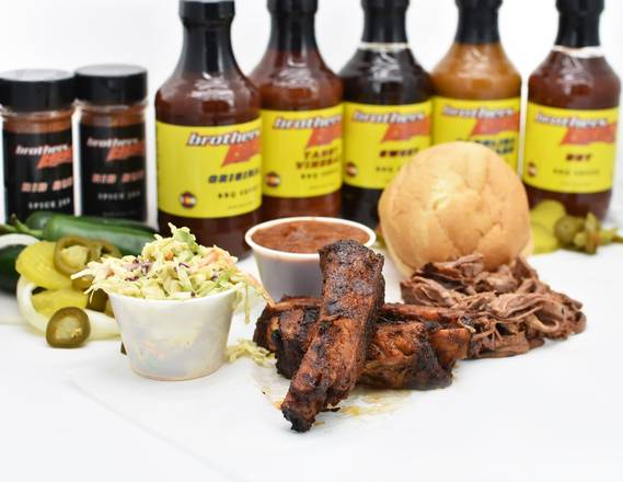Order Rib & Meat Special food online from Brothers BBQ store, Denver on bringmethat.com