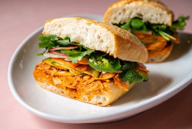 Order G Chicken Sandwich food online from Noble Bowl store, Long Beach on bringmethat.com