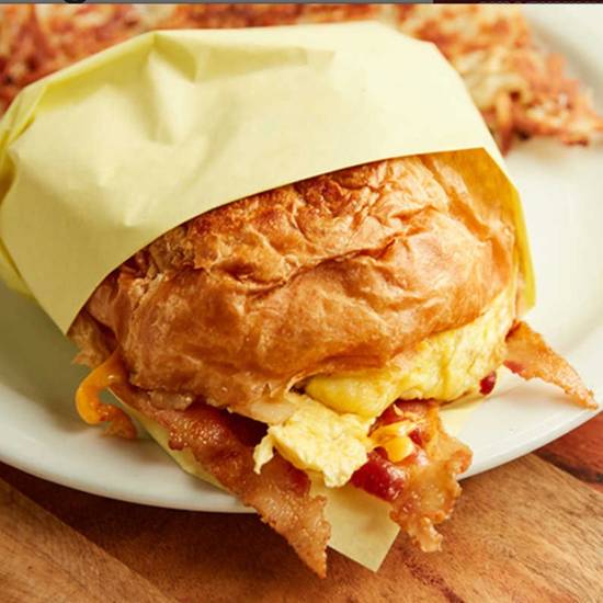 Order Breakfast Croissant food online from Vivian Millennium Cafe store, Studio City on bringmethat.com