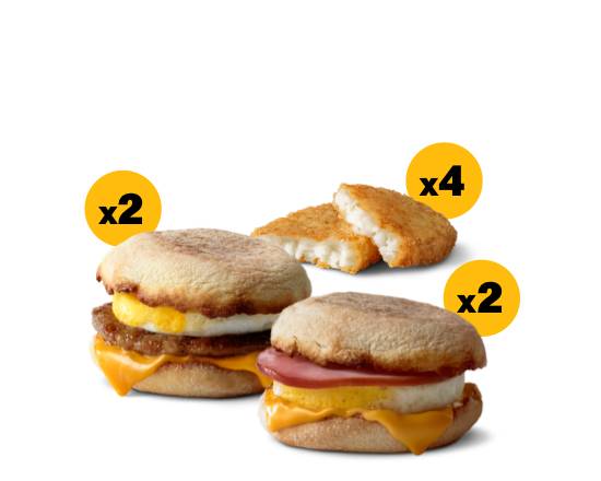 Order Breakfast McMuffin Bundle food online from Mcdonald® store, SHORELINE on bringmethat.com