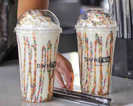 Order Cupcake Sprinkle Shake (16 oz) food online from Dwntwn Social store, Tampa on bringmethat.com