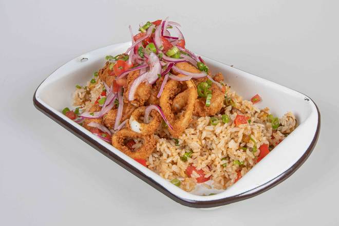 Order The Jalea Rice food online from Bocas Grill store, Miami on bringmethat.com