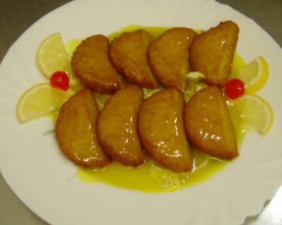Order Fried Chicken with Lemon Sauce food online from Enjoy Vegetarian Restaurant store, San Francisco on bringmethat.com