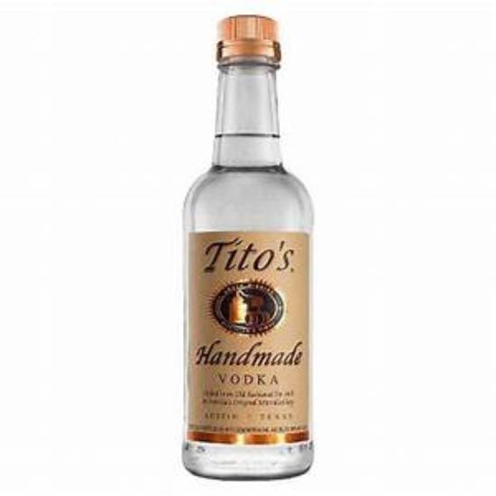 Order TITO'S HANDMADE VODKA 375ML food online from Rocky Liquor store, Claremont on bringmethat.com