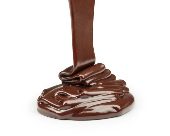 Order 8oz. Valrhona Chocolate Fudge food online from Haven store, Tampa on bringmethat.com