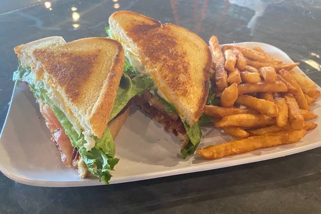 Order Cheesy BLT food online from Tradition's Restaurant store, West Fargo on bringmethat.com