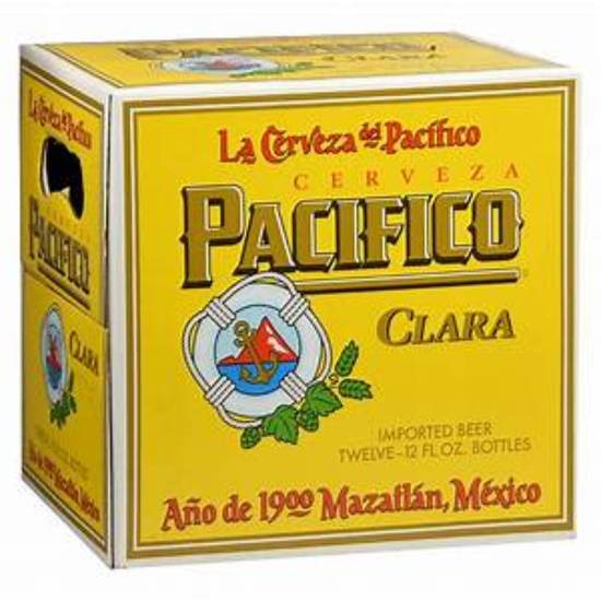 Order Pacifico Clara, 12 pk, 12 oz bottles food online from Rocky Liquor store, Claremont on bringmethat.com