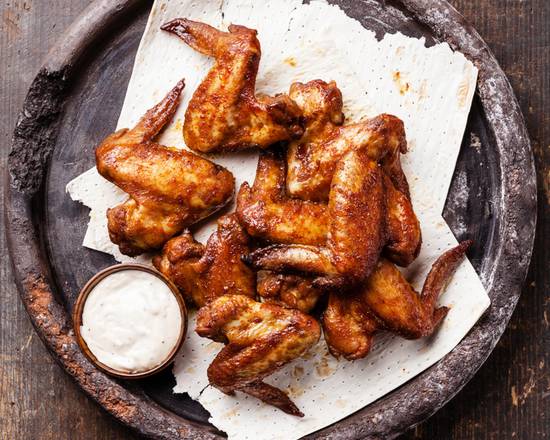Order BBQ Chicken Wings food online from Charlie's Chicken Wings store, New York on bringmethat.com