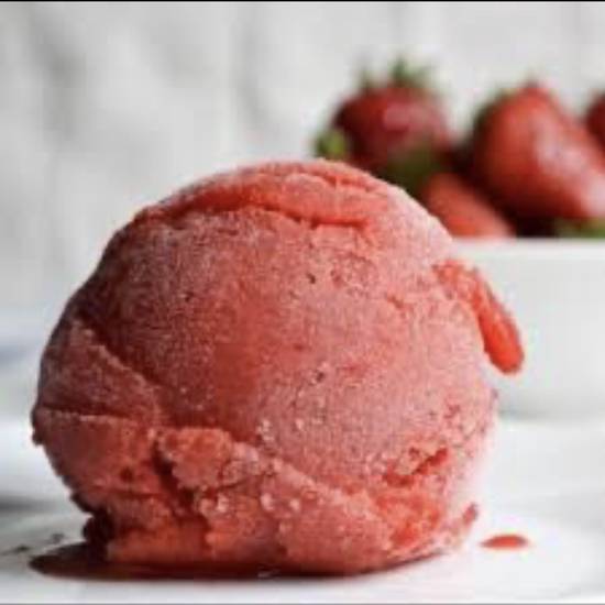 Order Strawberry Sorbet food online from Haagen Dazs store, Palm Beach Gardens on bringmethat.com