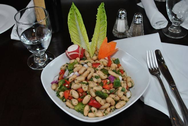Order White Bean Salad food online from Europe Cafe & Grill store, Tenafly on bringmethat.com