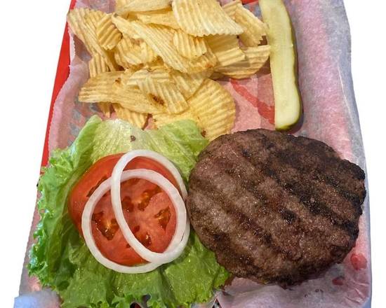 Order Basic Burger food online from The Green Parrot store, Casselberry on bringmethat.com