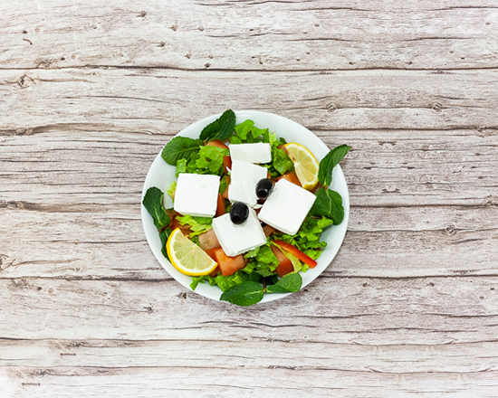 Menu salade chèvre