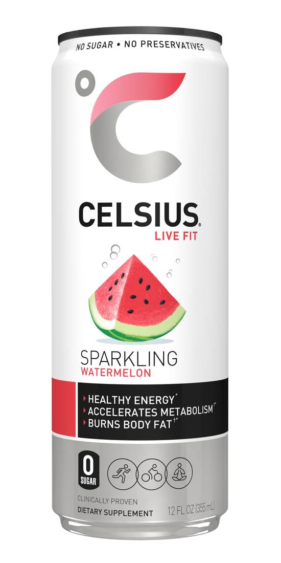 Order Celsius Live Fit, Sparkling Watermelon 12 OZ food online from Cvs store, DOVER on bringmethat.com