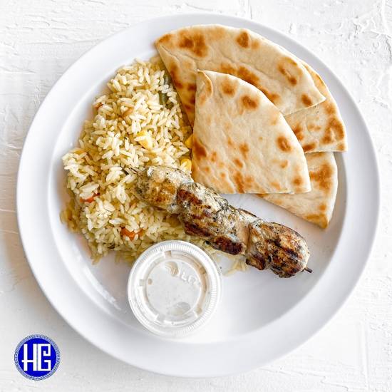 Order Kiddy Souvlaki food online from The Hungry Greek store, Tampa on bringmethat.com