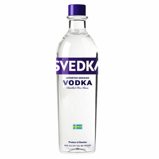 Order Svedka 1.75L 40% ABV  food online from Princess Liquors store, Port Saint Lucie on bringmethat.com