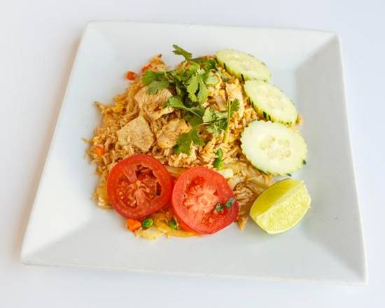 Order Thai Fried Rice-GF food online from Emporium Thai Cuisine store, Los Angeles on bringmethat.com