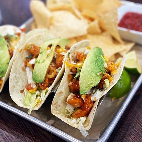 Order Crispy Asian Shrimp Tacos food online from Granite City store, Kansas City on bringmethat.com