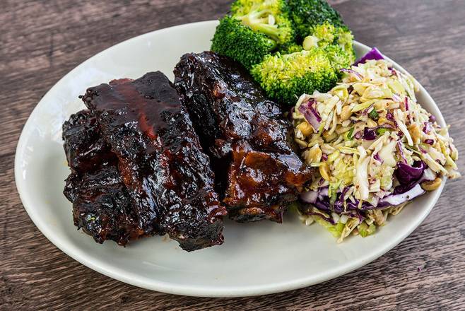 Order Beef Ribs 4 Bones food online from Wood Ranch BBQ & Grill store, Rancho Santa Margarita on bringmethat.com