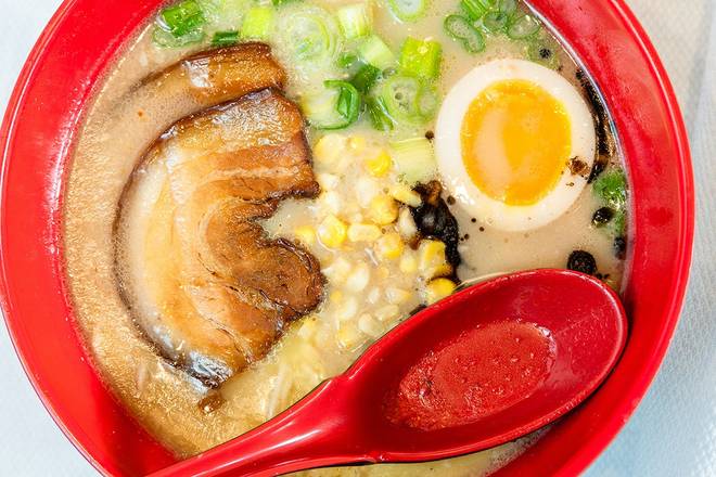 Order Tonkotsu Ramen food online from Mecha Noodle Bar store, New Haven on bringmethat.com