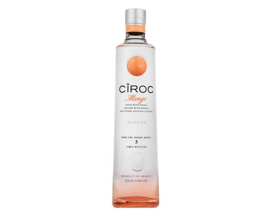 Order Ciroc Mango, 750mL vodka (35.0% ABV) food online from Woodbury Wine & Spirits store, ORLANDO on bringmethat.com