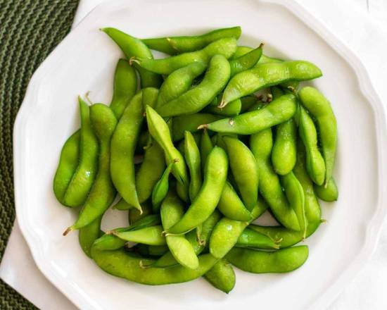 Order Edamame Sea Salt food online from Poseidon Oyster Sushi Bar store, New Orleans on bringmethat.com