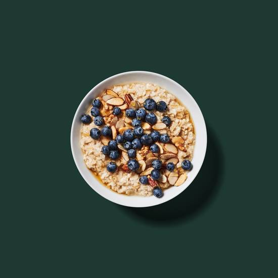Order Rolled & Steel-Cut Oatmeal with Blueberries food online from Starbucks Coffee Co store, Campbell on bringmethat.com