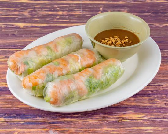 Order Soft Spring Roll-Goi Cuon (2 pcs) food online from Pho 518 Restaurant store, Pearland on bringmethat.com