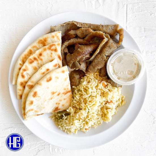 Order Kiddy Gyro Platter food online from The Hungry Greek store, Tampa on bringmethat.com