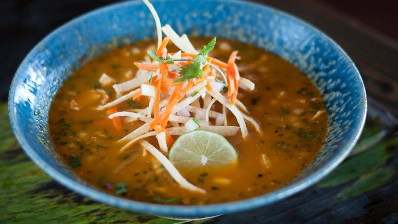 Order TORTILLA SOUP WITH CHICKEN food online from Sol store, Los Angeles on bringmethat.com