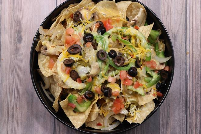 Order VEGGIE NACHO food online from Pepperjax Grill store, Cedar Falls on bringmethat.com