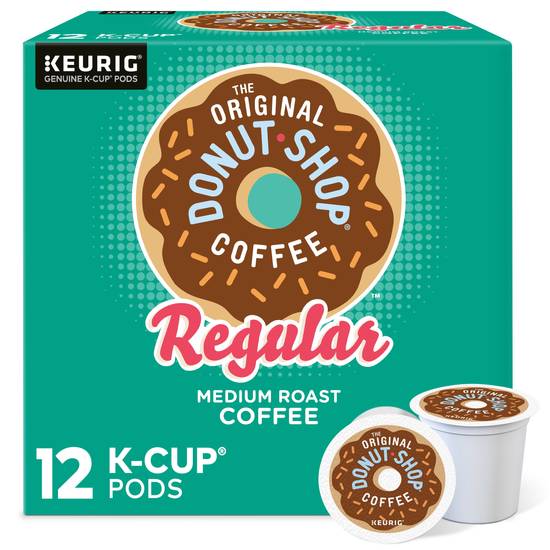 Order Donut Shop The Original Coffee K-Cup Pod Medium Roast, 12 CT food online from Cvs store, WESTON on bringmethat.com