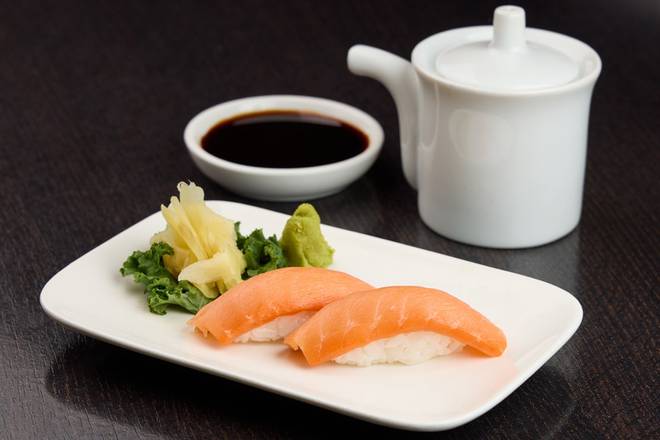 Order SALMON “SAKE”* food online from Ikura Sushi Lounge store, Coral Gables on bringmethat.com