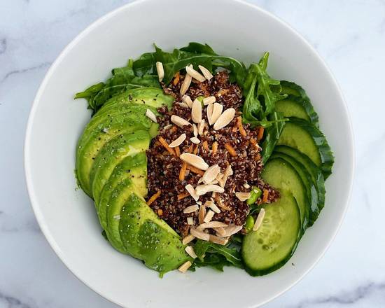 Order Arugula Grain Power Bowl with Ginger Dressing food online from La Boulangerie De San Francisco store, San Francisco on bringmethat.com