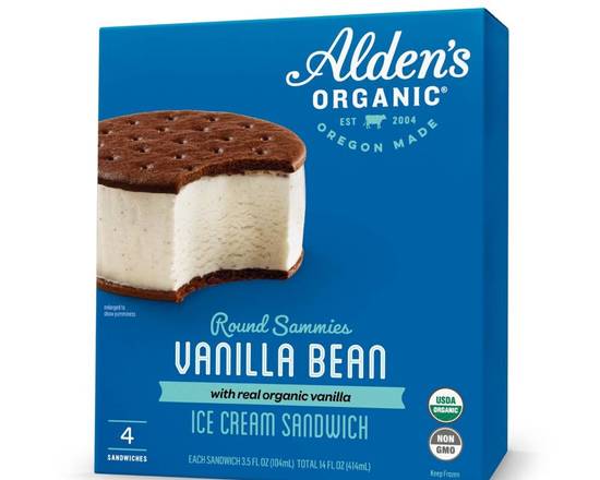 Order Organic Ice Cream Sandwich 4 ct. (Alden’s)  food online from Organico store, Los Angeles on bringmethat.com