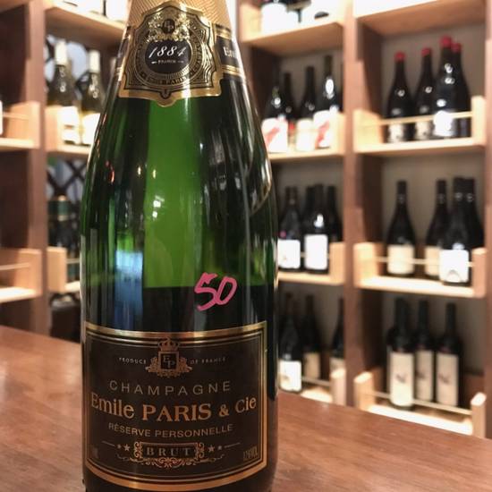 Order NV Emile Paris Reserve Personnelle Verzy, Champagne, FRA food online from Resolute Wine Shop store, San Francisco on bringmethat.com