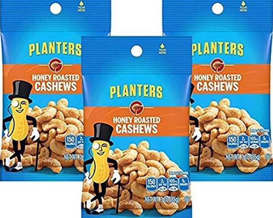 Order Planters Honey Roasted Cashews food online from Fresko Market store, Miami on bringmethat.com