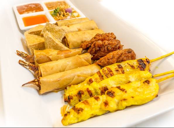 Order Appetizer Platter food online from Thai Chili Cuisine store, Santa Clara on bringmethat.com