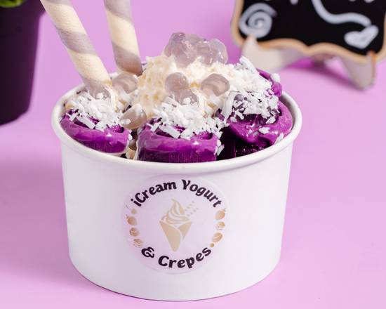 Order Ube iRoll food online from Icream Yogurt & Crepes store, Falls Church on bringmethat.com