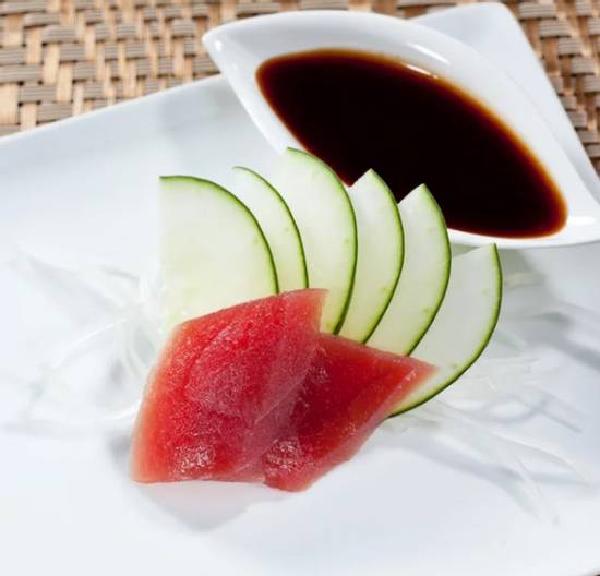 Order Tuna and Salmon Sashimi Appetizer food online from Akashi Japanese Restaurant store, Miami on bringmethat.com